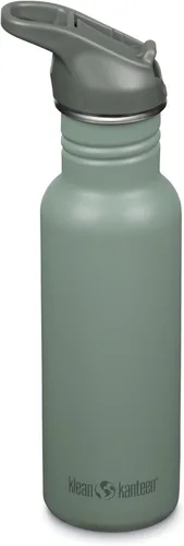 Miniatura 9 de Klean Kanteen Botella de Agua Clásica de 18 oz con Tapa Deportiva Flip Seal y Pajita - Boquilla y Tapa 100% a Prueba de Fugas - Material Duradero