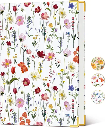 Miniatura 17 de Cuaderno de diario con líneas para mujeres, A5 de tapa dura de cuero rosa para escribir, 200 páginas, diario de viaje diario, cuaderno grueso