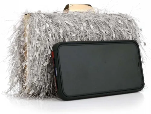 Miniatura 3 de YYW Bolso de mano para mujer, lindo bolso de mano con asa superior, bolsa de noche, bolsa cruzada, bolsa de hombro para boda, fiesta, baile