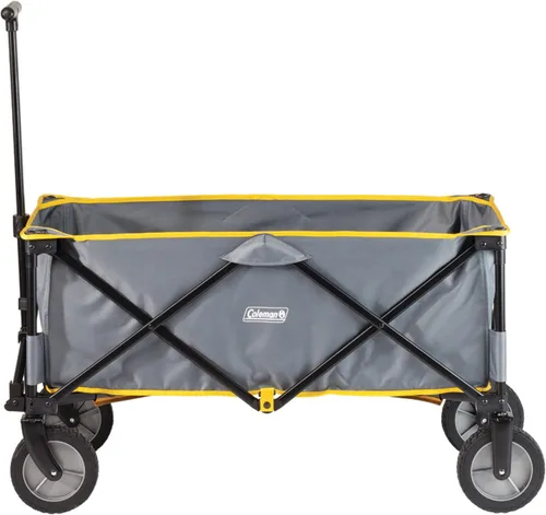 Carrito Utilitario Plegable Portátil Coleman con 5 Pies Cúbicos de Espacio y Fondo Reforzado, Ideal para Acampar, Comestibles, Proyectos en Casa o