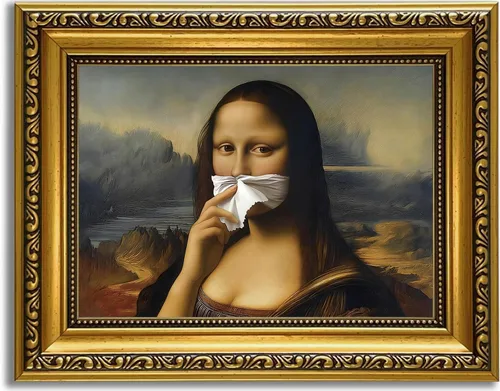 Miniatura 15 de YD&YZY Arte de pared de rana divertida para baño con marco dorado, lienzo de rana en el inodoro leyendo periódico, decoración de pared, pintura