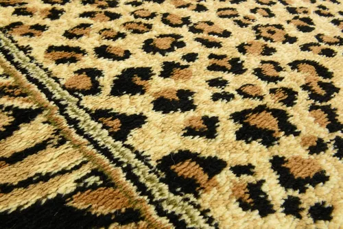 Miniatura 7 de Unique Loom Wildlife Collection - Alfombra con diseño de borde con temática de animales inspirada en el mundo salvaje, con diseño de guepardo