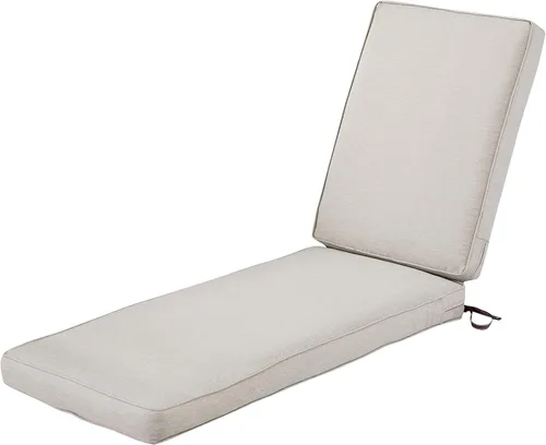 Miniatura 19 de Classic Accessories Montlake® FadeSafe® - Cojín resistente al agua para chaise longue de patio de 74 x 23 x 3 pulgadas, beige antiguo