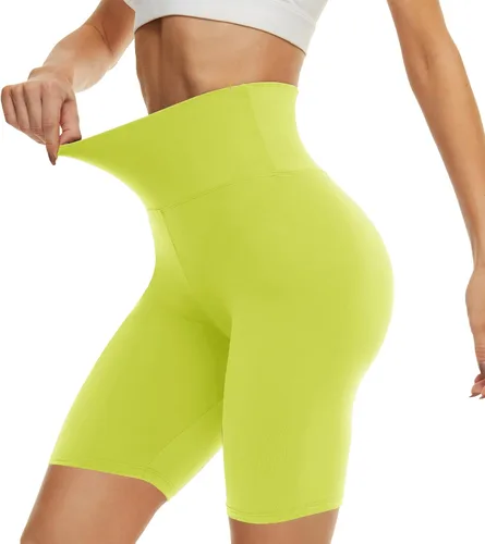 Miniatura 20 de CAMPSNAIL - Pantalones cortos de yoga para mujer, 3"/5"/8" de cintura alta con control de abdomen, pantalones cortos de elastano para voleibol, yoga