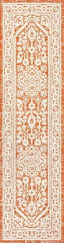 Miniatura 77 de Eyely BMS101D-28 - Alfombra de pasillo con textura de medallón de Santa Mónica Slesi, para interiores y exteriores, estilo costero, bohemio, Gris