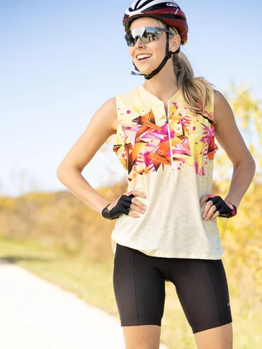 Miniatura 2 de Terry Pantalones cortos de ciclismo Touring regulares, de compresión acolchada con entrepierna de 8 pulgadas para mujer