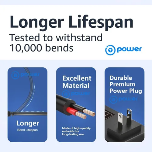 Miniatura 6 de T POWER Cable cargador para NOCO Boost X GBX45 GBX55 GBX75 GBX155 Genius Boost Plus Sport GB20 GB30 GB40 GB50 GB70 1000A batería Jump Starter Auto