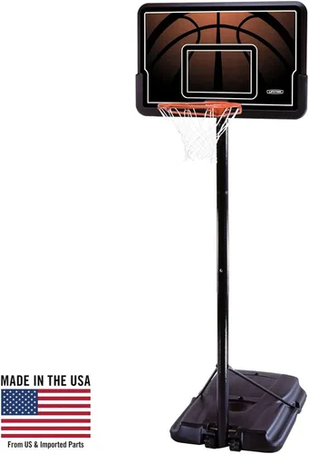 Miniatura 7 de Lifetime Sistema de baloncesto portátil ajustable en altura, tablero trasero de 44 pulgadas