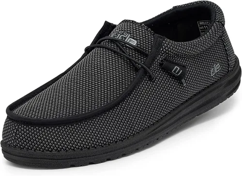 Hey Dude - Zapatos Wally en múltiples colores para hombre, mocasines con cordones para hombre, cómodos y ligeros