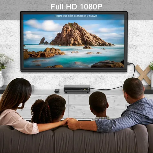 Miniatura 5 de Reproductores de DVD para TV con HDMI, Reproduce Todas las Regiones y Formatos, Reproductor de CD para el Hogar, Soporta Vídeo