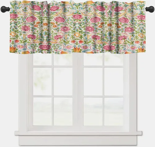 Miniatura 21 de William Morris - Cenefa de cocina, diseño retro de ladrones de fresas, estampado floral, para cocina, sala de estar, baño, cafetería, decoración