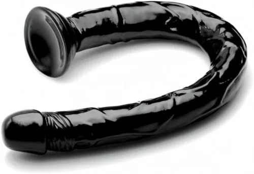 Miniatura 3 de Hosed Consolador anal realista de 19 pulgadas Tapón trasero extra largo para penetración más profunda, juguete sexual realista para hombres