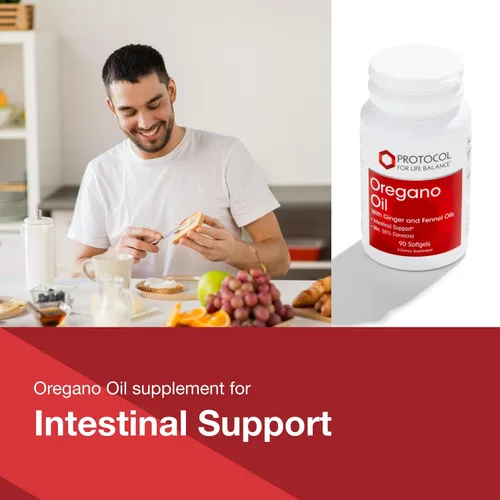 Miniatura 3 de PROTOCOL FOR LIFE BALANCE Aceite de orégano 0.0 fl oz - para soporte intestinal* - Mínimo 55% Carvacrol - con aceite de jengibre e hinojo - Sin