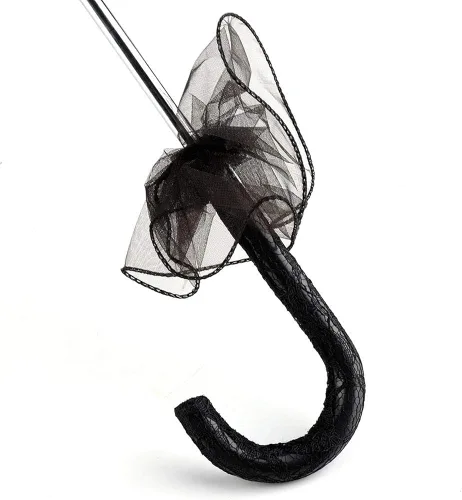 Miniatura 9 de Pilipane Sombrilla de encaje para boda sombrilla de encaje negro accesorio de fotos para boda decoración de novia para mujer decoración de fiesta