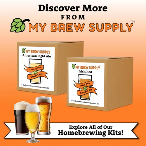 Miniatura 7 de My Brew Supply Kit de extracto de Summer Ale Extracto de malta seca Golden Light, Trigo y Pilsen Naranja amarga y cáscara de limón Grano