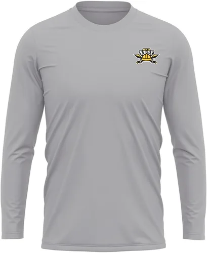 Miniatura 134 de Camisa deportiva de manga larga oficial de la NCAA Collegiate para hombre, con logotipo en el pecho izquierdo, colección Athletic Heather