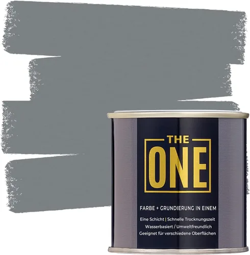 Miniatura 13 de THE ONE Pintura e imprimación todo en uno, negro mate, 8.5 onzas líquidas/250ml, fórmula de 1 capa, decoración fácil de interiores y exteriores