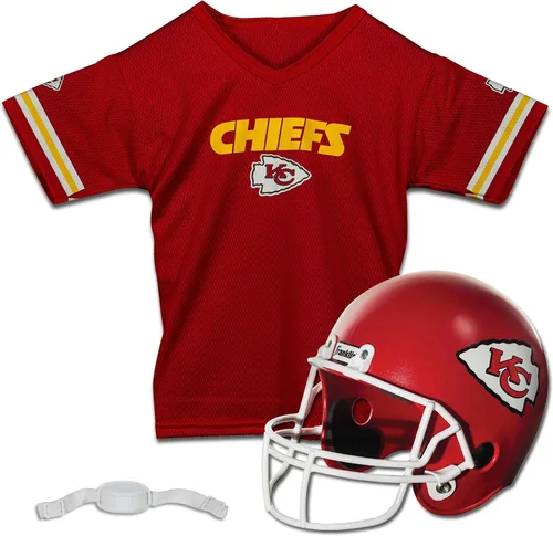 Miniatura 19 de Franklin Sports - Conjuntos de casco y camiseta para niños de la NFL - Conjuntos de uniforme de equipo juvenil de la NFL - Juego de disfraz - Casco