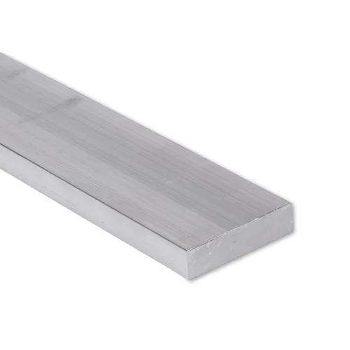 Remington Industries Barra plana de aluminio de 0.50X1.0FLT6061T6511-12 1/2 "x 1", placa de uso general 6061, 12 pulgadas de longitud, T6511 molino