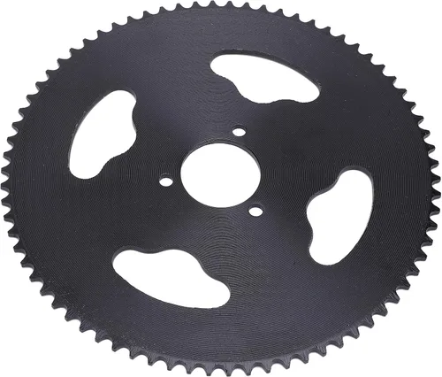 Miniatura 4 de Piñón trasero de acero T8F 74T, piñón trasero de 1.181 in, piñón trasero de motocicleta para motocicleta pequeña, vehículo todo terreno