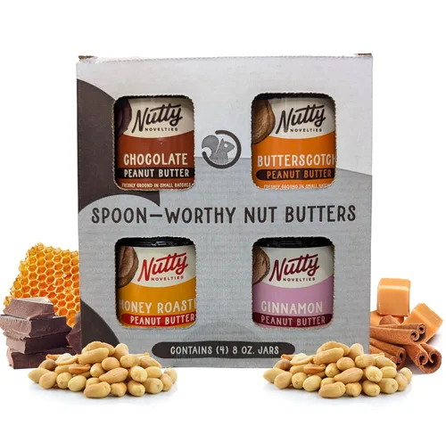 Miniatura 23 de Nutty Novelties Mantequilla de maní, alta en proteínas, baja en azúcar, mantequilla de maní saludable, mantequilla de maní completamente natural