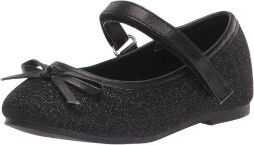 Otter MOMO Zapatos planos de bailarina para niña, con lazo decorativo, ideales para llevar con vestido y combinan bien con flores, para escuela,
