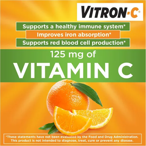 Miniatura 4 de Vitron-C Suplemento de hierro, una vez al día, suplemento de hierro de alta potencia con vitamina C y suplemento de hierro y apoyo inmune