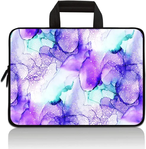 Miniatura 9 de Funda universal para tablet infantil de 7 a 9 pulgadas, a prueba de golpes, de neopreno, con asa con cremallera, portátil, compatible con Apple iPad