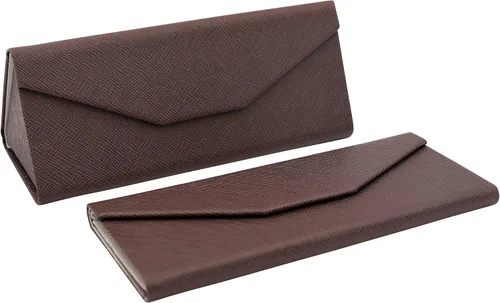 Miniatura 183 de Real Sic Funda para lentes de sol para hombres y mujeres, soporte magnético plegable para lentes de sol, inspirado en el color sólido