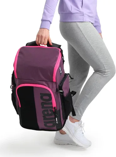Miniatura 10 de Arena Spiky III - Mochila deportiva para natación de 45 l, mochila grande para equipo de entrenamiento, para hombres y mujeres, 45 litros, humo Humo