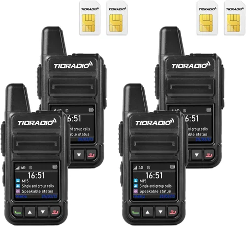 Miniatura 5 de TIDRADIO M15 Globla Rapid Walkie Talkies de largo alcance 5000+ millas PoC Radios