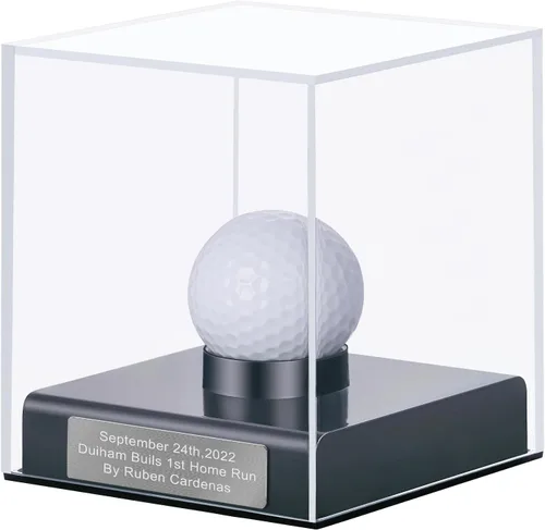 Estuche de exhibición de pelotas de golf personalizado, vitrina de pelotas de golf con grabado, recuerda tu bola especial en uno, exhibición de