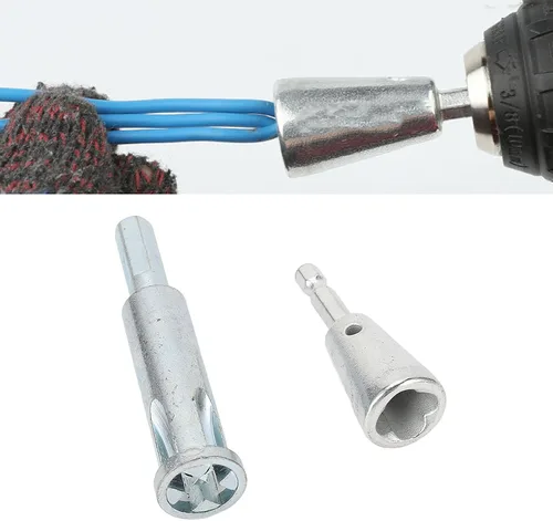 Miniatura 8 de Herramienta de torsión de alambre con accesorio de taladro de conector rápido para instalación eficiente de trabajo de cable de electricista