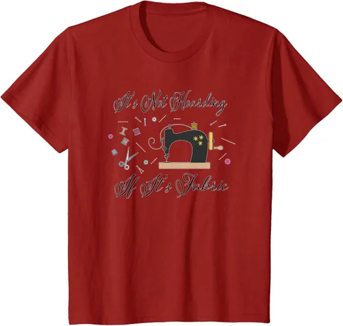 Miniatura 78 de It's Not Hoarding If Its - Camiseta de costura para acolchado, Blanco, S