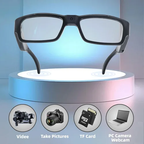 Miniatura 5 de Gafas de Cámara HD 1080P Gafas de Video Gafas Inteligentes Gafas de Acción para Deportes al Aire Libre con Cámara para Ciclismo, Conducción, Caza