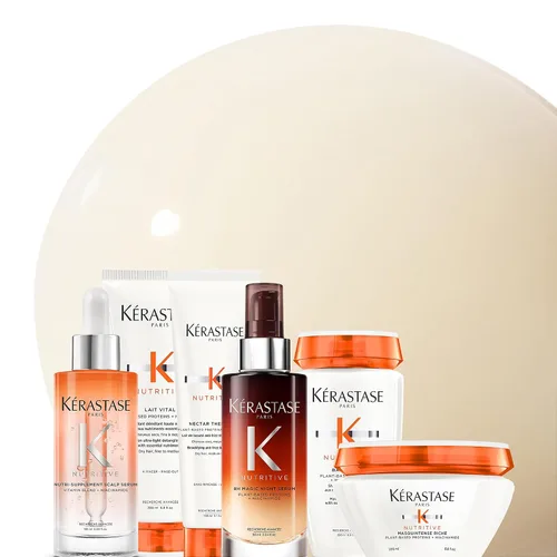 Miniatura 9 de Kérastase Nutritive Lait Vital Acondicionador Hidratante Para Cabello Fino a Medio Seco - Ilumina el Cabello Brillante y Desenreda Fácilmente, Con