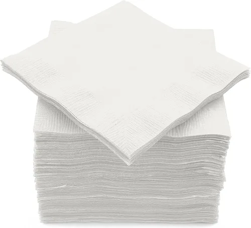 Miniatura 23 de Paquete de 100 servilletas rojas para bebidas, paquete de fiesta grande, 2 capas, ideal para bodas, fiestas, cumpleaños, cenas, almuerzos, cócteles