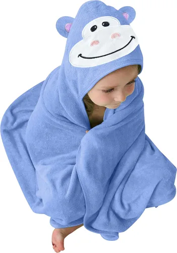 Miniatura 10 de HIPHOP PANDA Toalla con Capucha - Rayón Hecho de Bambú, Toalla de Baño con Orejas de Oso para Recién Nacido, Bebé, Niño Pequeño, Infante - Toalla