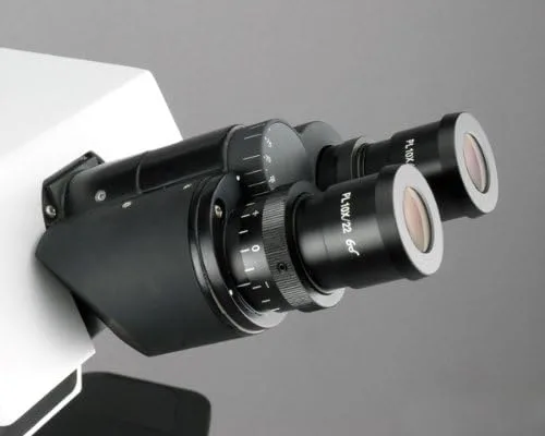 Miniatura 6 de AmScope ME600TZC-5MA Microscopio metalúrgico trinocular episcópico digital, aumento 50X-2500X, oculares de campo ancho extremo PL10x y PL25x