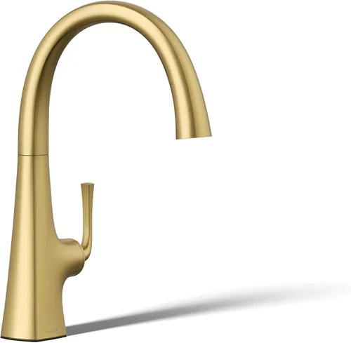 Miniatura 15 de Kohler 22065-BL Graze Bar grifo del fregadero con caño oscilante