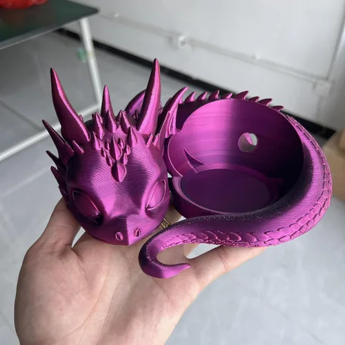 Miniatura 6 de Dragon - Soporte de altavoz para Echo Dot 4ª/5ª generación, soporte de escritorio impreso en 3D, negro (oro negro)