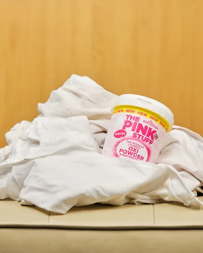 Miniatura 5 de Stardrops - The Pink Stuff - The Miracle Laundry Oxi Powder removedor de manchas para paquete de blanco (2 polvos blancos), 4.40 libras