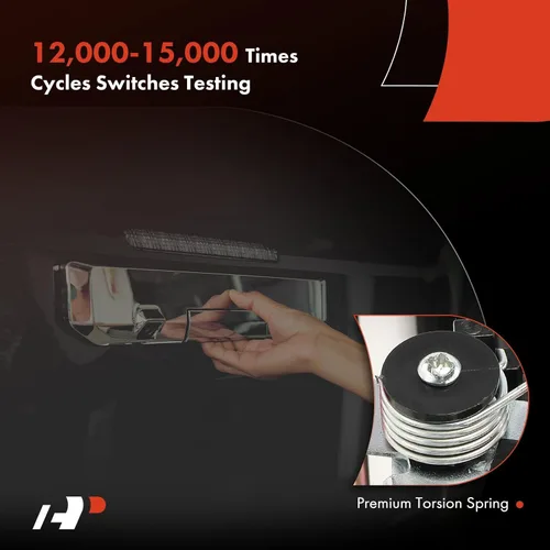 Miniatura 6 de A-Premium Manija de puerta trasera con cerradura compatible con Toyota Tundra 2007-2013, cromada