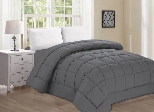 Miniatura 7 de Elegant Comfort Juego de edredón de lujo de 3 piezas, suavidad acogedora para todas las estaciones, juego de edredón ultra afelpado alternativo