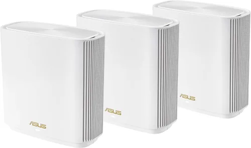 ASUS ZenWiFi AX6600 Tri-Band Mesh WiFi 6 System (XT8 3PK) - Cobertura para todo el hogar de hasta 8,200 pies cuadrados y más de 8 habitaciones,