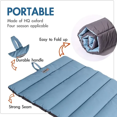 Miniatura 3 de CHEERHUNTING - Cama de perro al aire libre, impermeable, lavable, tamaño grande, duradera, resistente al agua, tapete portátil para camping y viajes