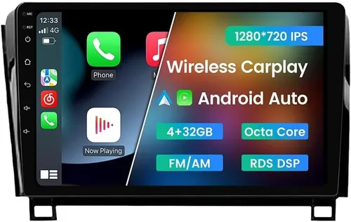 Miniatura 12 de Radio estéreo Android 12 para automóvil para Toyota Tundra 2007-2013 Sequoia 2008-2018, Biorunn 10.1 pulgadas GPS inalámbrico con cable Car-Play