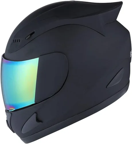 Miniatura 35 de 1Storm - Casco de cabeza completa para motocicleta, diseño de calavera mecánica HJDJ11