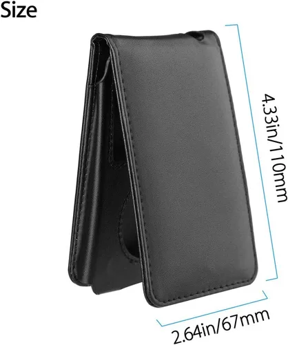 Miniatura 5 de Funda protectora de cuero para Apple iPod Classic 6ª, 7ª, 80 GB, 120 GB delgada 160 GB y iPod Video 5th 30 GB con clip para cinturón + protector
