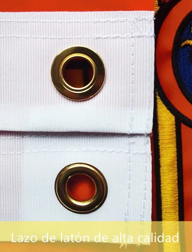 Miniatura 5 de Bandera de España de 3 x 5 pies, bandera española bordada, doble costura, rayas cosidas, para exteriores, interiores, 210D, resistente, bandera